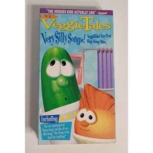 VeggieTales Very Silly Songs Sing Along VHS Video Tape Kids Christian Movie